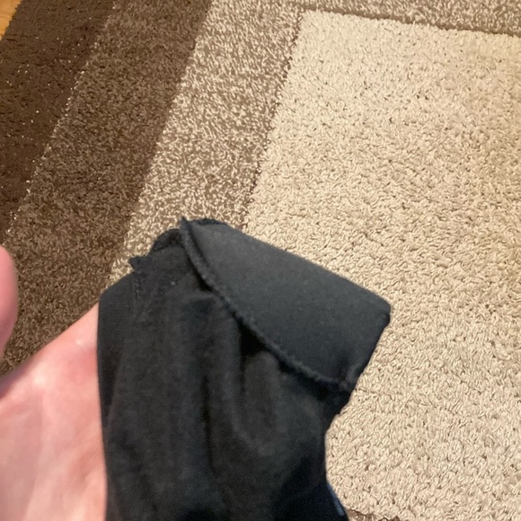 Zara Blue Boxy Crop Sweatshirt with Long Sleeves - Picture 8 of 12